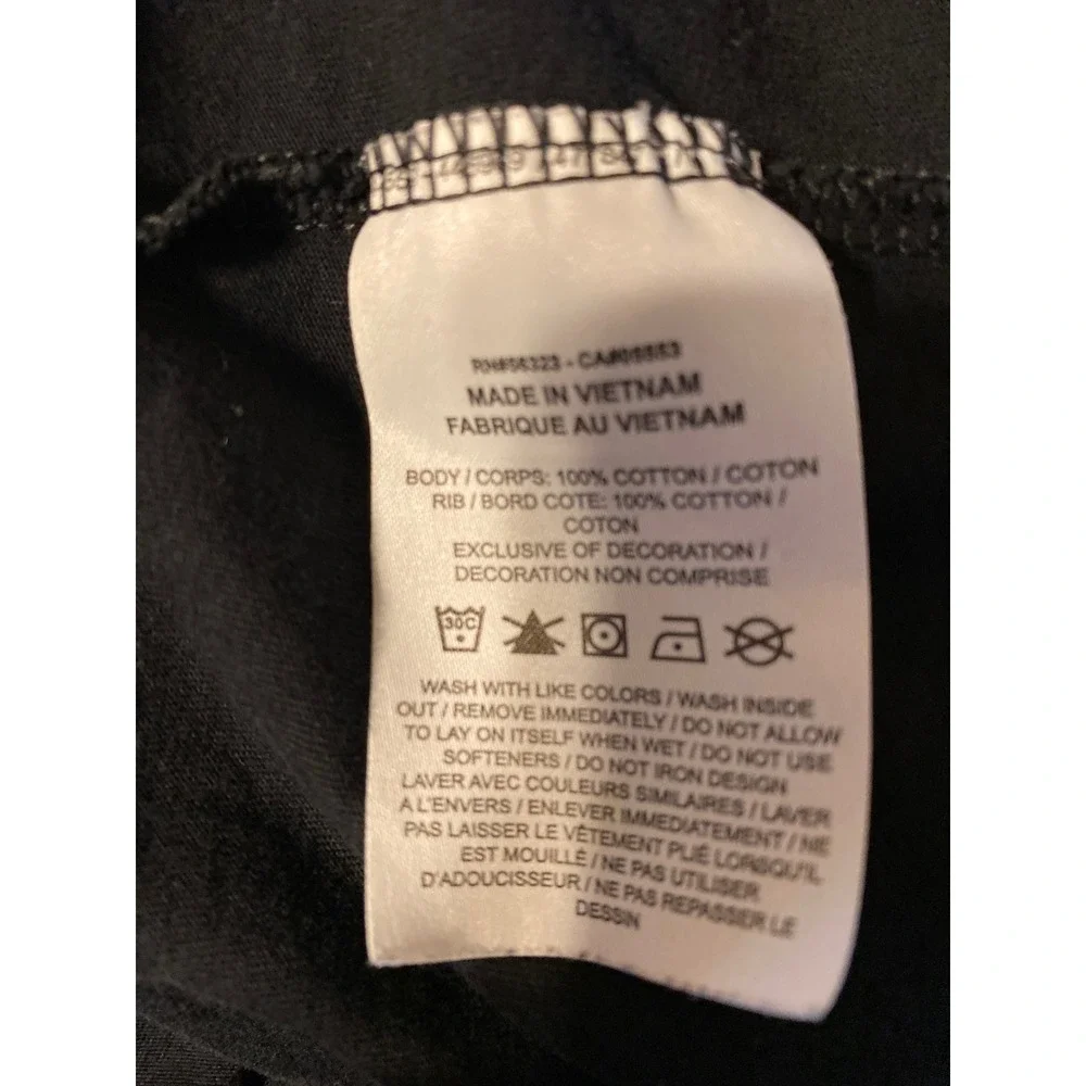 Nike Girls Sportswear Futura Logo T-Shirt Dress BlackWhite Kids XL Pocketed 0173